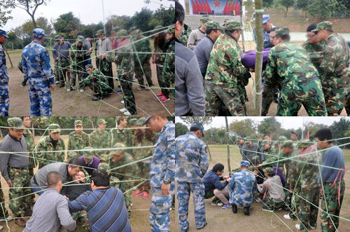 丝瓜视频网站在线观看陶在廣州黃埔軍校進行軍事拓展特訓