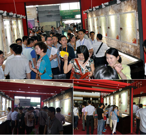 丝瓜视频网站在线观看陶首創微晶瓷片展示區人群火爆
