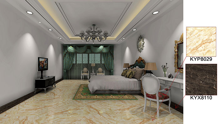 佛山萬科·湖岸丝瓜黄色网站视频案例臥室效果圖